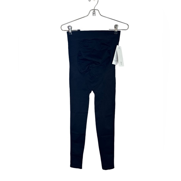 BLANQI Women’s Everyday Maternity Belly Support Leggings Deepest Black Pregnancy - Picture 2 of 7